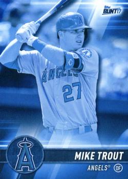 2017 Topps Bunt - Blue #2 Mike Trout Front