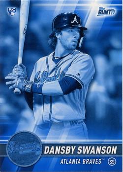 2017 Topps Bunt - Blue #6 Dansby Swanson Front
