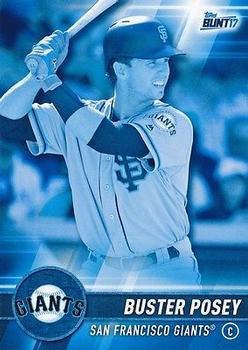 2017 Topps Bunt - Blue #166 Buster Posey Front