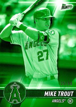 2017 Topps Bunt - Green #2 Mike Trout Front