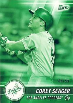 2017 Topps Bunt - Green #29 Corey Seager Front