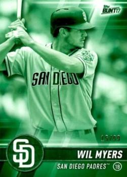 2017 Topps Bunt - Green #165 Wil Myers Front