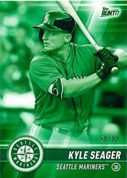 2017 Topps Bunt - Green #168 Kyle Seager Front