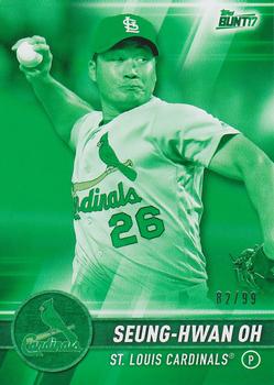 2017 Topps Bunt - Green #173 Seung-Hwan Oh Front