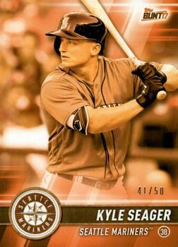 2017 Topps Bunt - Orange #168 Kyle Seager Front