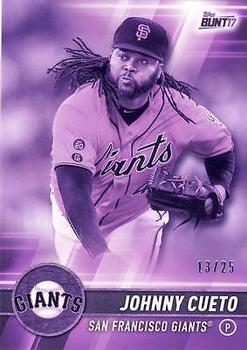 2017 Topps Bunt - Purple #81 Johnny Cueto Front