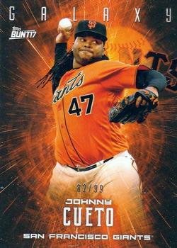 2017 Topps Bunt - Galaxy #G-JC Johnny Cueto Front