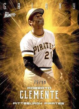 2017 Topps Bunt - Galaxy #G-RC Roberto Clemente Front
