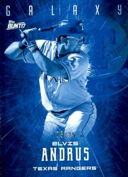 2017 Topps Bunt - Galaxy Blue #G-EA Elvis Andrus Front