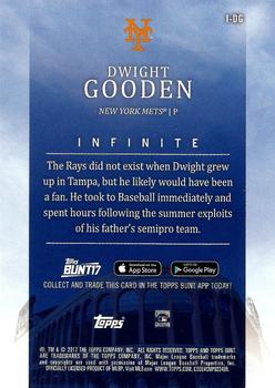2017 Topps Bunt - Infinite #I-DG Dwight Gooden Back