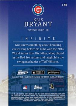 2017 Topps Bunt - Infinite Orange #I-KB Kris Bryant Back