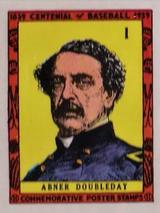 1939 Centennial Stamps #1 Abner Doubleday Front