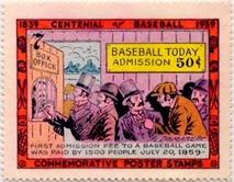 1939 Centennial Stamps #7 First Admission Fee Front