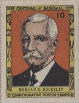 1939 Centennial Stamps #10 Morgan G. Bulkeley Front