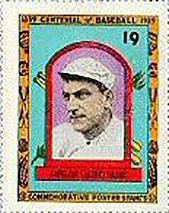 1939 Centennial Stamps #19 Napoleon (Larry) Lajoie Front