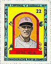 1939 Centennial Stamps #22 George Sisler Front