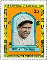 1939 Centennial Stamps #23 Tristam E. (Tris) Speaker Front
