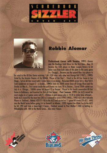 1997 Scorebook Sizzler Toronto Blue Jays #46 Roberto Alomar Back
