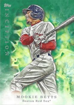 2017 Topps Inception - Green #3 Mookie Betts Front