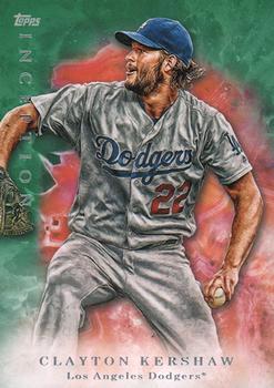 2017 Topps Inception - Green #10 Clayton Kershaw Front