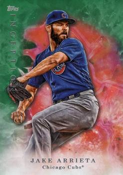 2017 Topps Inception - Green #18 Jake Arrieta Front