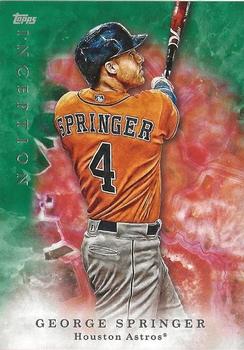 2017 Topps Inception - Green #26 George Springer Front