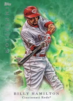 2017 Topps Inception - Green #31 Billy Hamilton Front
