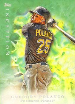 2017 Topps Inception - Green #43 Gregory Polanco Front