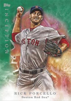 2017 Topps Inception - Green #54 Rick Porcello Front