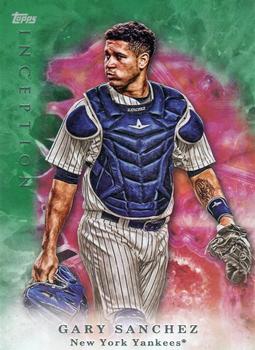 2017 Topps Inception - Green #58 Gary Sanchez Front