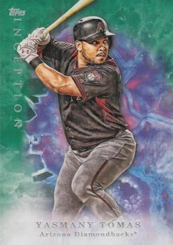 2017 Topps Inception - Green #76 Yasmany Tomas Front