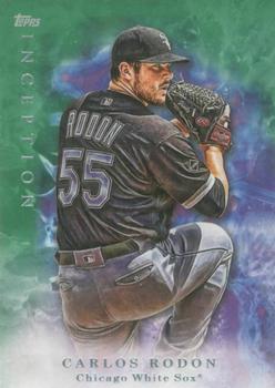 2017 Topps Inception - Green #80 Carlos Rodon Front