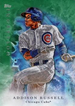 2017 Topps Inception - Green #89 Addison Russell Front