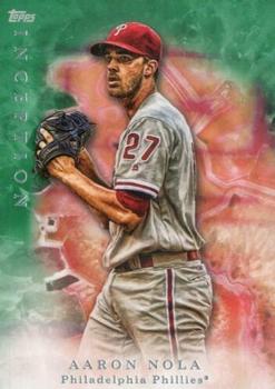 2017 Topps Inception - Green #90 Aaron Nola Front