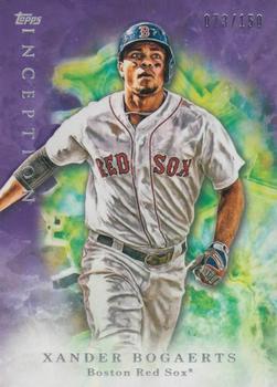 2017 Topps Inception - Purple #11 Xander Bogaerts Front