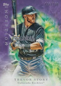 2017 Topps Inception - Purple #83 Trevor Story Front