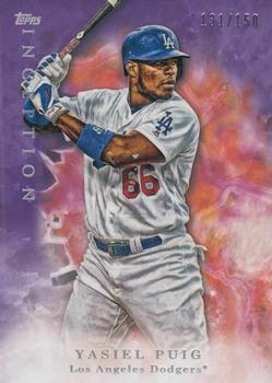 2017 Topps Inception - Purple #94 Yasiel Puig Front