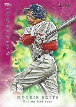 2017 Topps Inception - Magenta #3 Mookie Betts Front