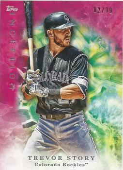 2017 Topps Inception - Magenta #83 Trevor Story Front