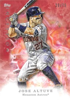 2017 Topps Inception - Red #2 Jose Altuve Front