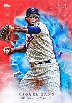 2017 Topps Inception - Red #81 Miguel Sano Front