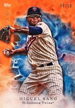 2017 Topps Inception - Orange #81 Miguel Sano Front