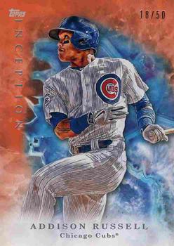 2017 Topps Inception - Orange #89 Addison Russell Front