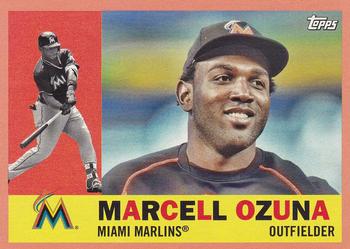 2017 Topps Archives - Peach #14 Marcell Ozuna Front