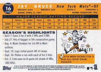 2017 Topps Archives - Peach #16 Jay Bruce Back
