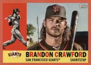 2017 Topps Archives - Peach #79 Brandon Crawford Front