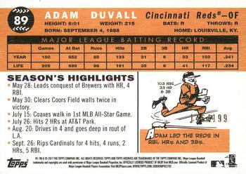 2017 Topps Archives - Peach #89 Adam Duvall Back