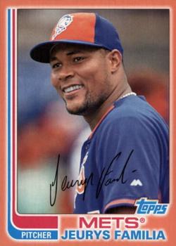 2017 Topps Archives - Peach #189 Jeurys Familia Front