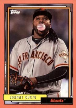 2017 Topps Archives - Peach #245 Johnny Cueto Front