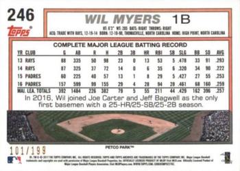2017 Topps Archives - Peach #246 Wil Myers Back